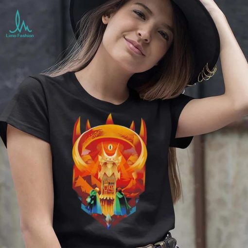 Eye of Sauron The Lord of the Rings art Deco Dark Tower shirt