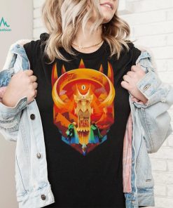 Eye of Sauron The Lord of the Rings art Deco Dark Tower shirt