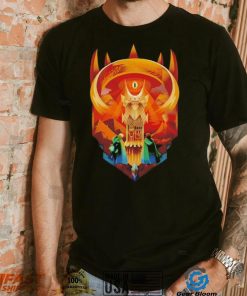 Eye of Sauron The Lord of the Rings art Deco Dark Tower shirt