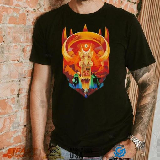 Eye of Sauron The Lord of the Rings art Deco Dark Tower shirt