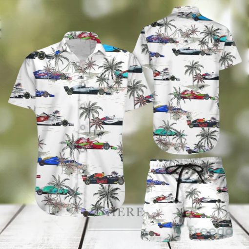 F1 Formula One Teams Hawaiian Shirt & Short For Men And Women