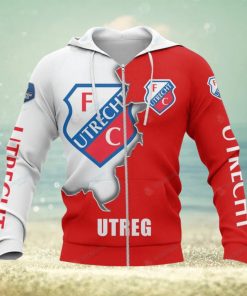 FC Utrecht Logo Zip Up Hoodie