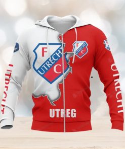 FC Utrecht Logo Zip Up Hoodie