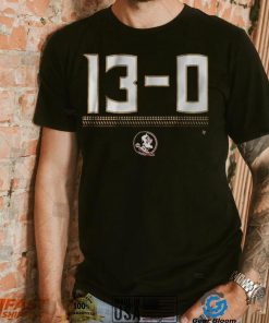 FSU Football 13 0 Shirt
