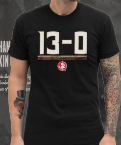 FSU football 13 0 shirt