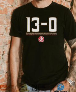 FSU football 13 0 shirt