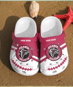 Falcons Logo Pattern Custom Name Clogs