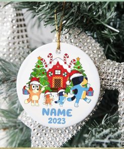 Family Bluey Dog Christmas Ornament, Bluey Christmas Tree Decorations