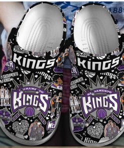 Fans Celebrate Basketball Glory Sacramento Kings National Basketball Association Inspired Comfort Clog