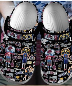 Fans Celebrate Basketball Legacy Denver Nuggets National Basketball Association Inspired Comfortable Clog