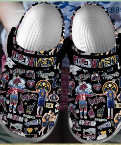 Fans Celebrate Basketball Legacy Denver Nuggets National Basketball Association Inspired Comfortable Clog