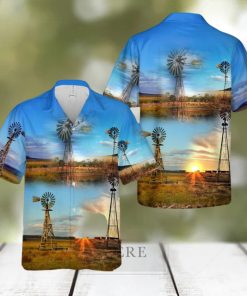 Farm Windmill Hawaiian Shirt Aloha Summer