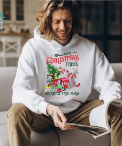 Farm fresh Christmas trees Mickey’s tree farm retro shirt