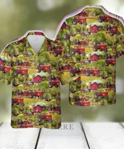 Farmall M with Sheppard Diesel Conversion Tractor Hawaiian Shirt Unisex Fans Gift