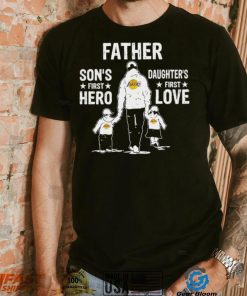 Father son’s first hero daughter’s first love Los Angeles Lakers basketball logo shirt