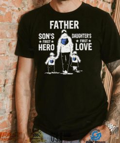 Father son’s first hero daughter’s first love Memphis Grizzlies basketball logo shirt
