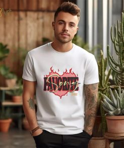 Favorite song fire heart shirt
