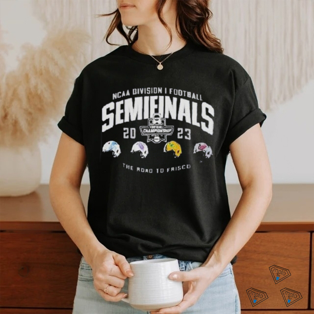 Fcs 2023 Ncaa Division I Football Semifinals The Road To Frisco 4 Teams Helmet T Shirt Fcs 2023 Ncaa Division I Football Semifinals The Road To Frisco 4 Teams Helmet T Shirt