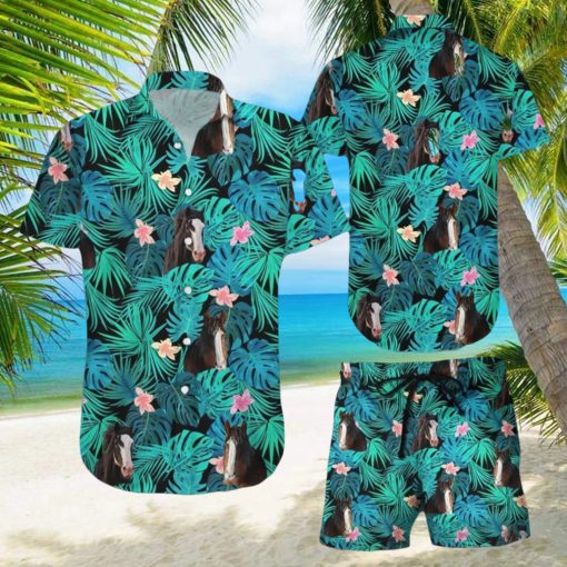 Felobo Hawaiian Shirt & Short Blue For Men And Women