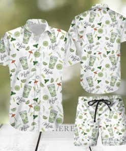 Felobo Hawaiian Shirt & Short White For Men And Women