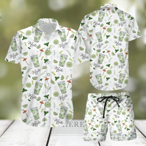 Felobo Hawaiian Shirt & Short White For Men And Women