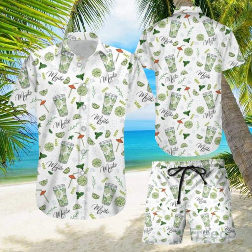 Felobo Hawaiian Shirt & Short White For Men And Women