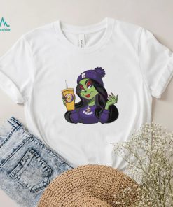 Female Grinch Minnesota Vikings Football Drink Coffee Shirt