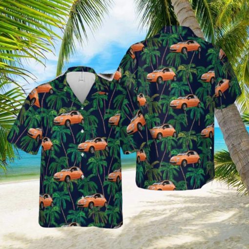 Fiat 500 Nuova (orange) Hawaiian Shirt Men Women Gift Summer