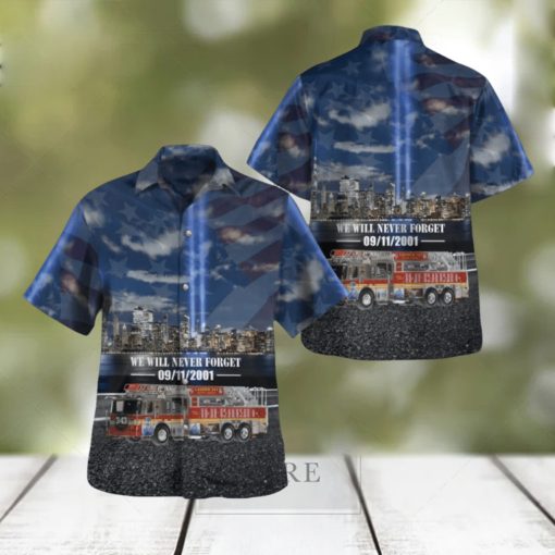 Fire Department City of New York Ladder 343 – Citywide, September 11 Never Forget Hawaiian Shirt For Summer