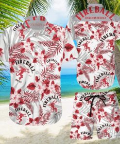 Fireball Hawaiian Shirt & Short For Men And Women