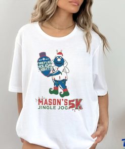 Fireflies Holiday Lights Mason’s 5k Jingle Jog T shirt
