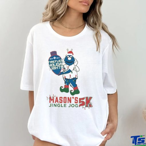 Fireflies Holiday Lights Mason’s 5k Jingle Jog T shirt