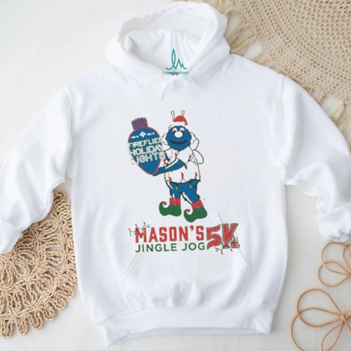 Fireflies Holiday Lights Mason’s 5k Jingle Jog T shirt