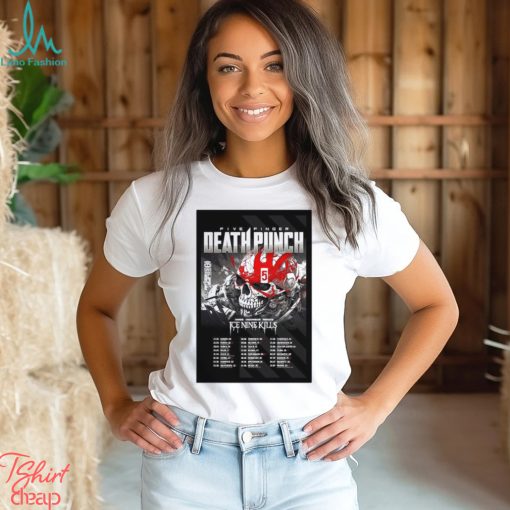 Five Finger Death Punch Tour 2024 Poster Shirt