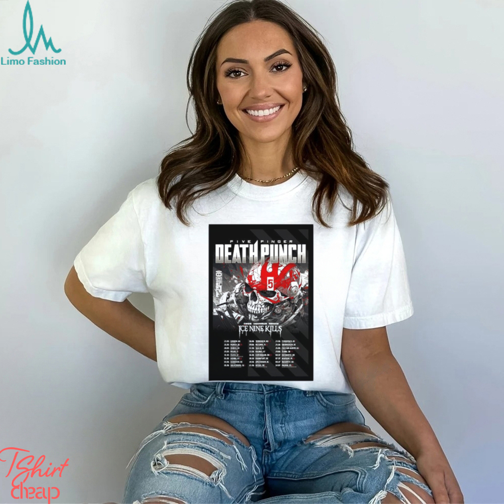 Five Finger Death Punch Tour 2024 Poster Shirt Five Finger Death Punch Tour 2024 Poster Shirt