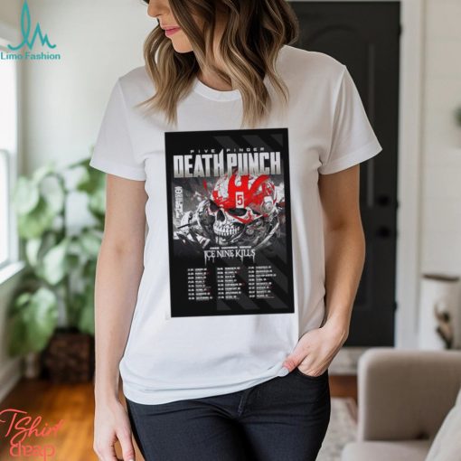 Five Finger Death Punch Tour 2024 Poster Shirt