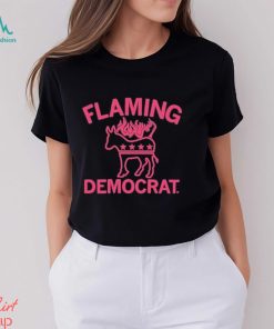 Flaming Democrat Shirt
