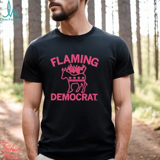 Flaming Democrat Shirt