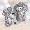 Los Angeles Dodgers Mickey Mouse Floral Short Sleeve Hawaii Shirt