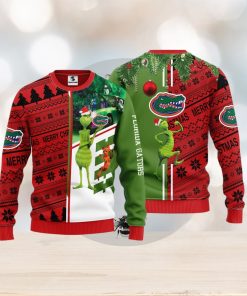 Florida Gators Grinch & Scooby doo Christmas Ugly Sweater 1