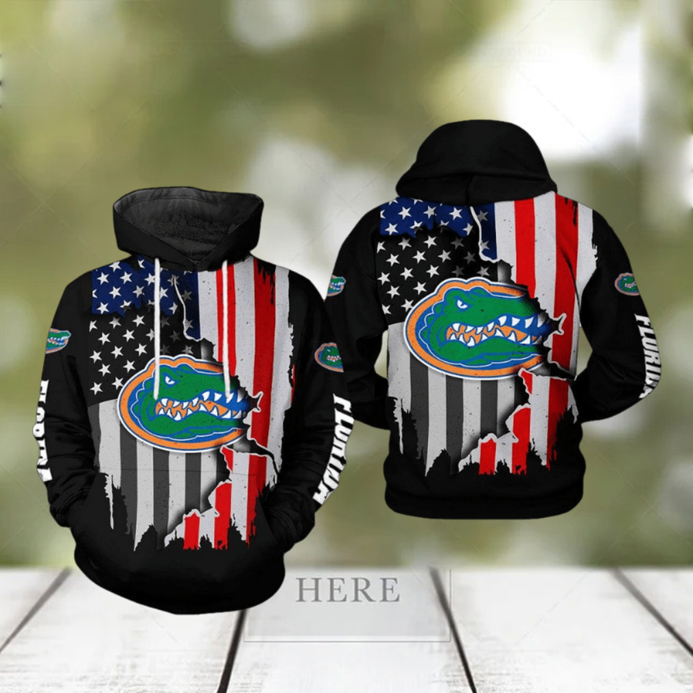 Florida Gators NCAA US Flag 3D Printed Hoodie Ver 1 Florida Gators NCAA US Flag 3D Printed Hoodie Ver 1