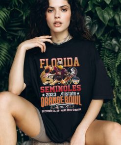 Florida Seminoles 2023 Allstate Orange Bowl December 31, 2023 Hard Rock Stadium T Shirt