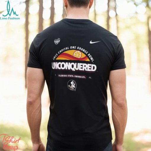 Florida State Seminoles 2023 Capital One Orange Bowl Unconquered Classic T Shirt
