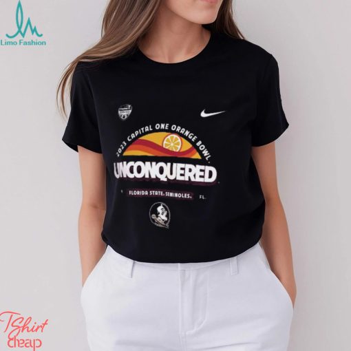 Florida State Seminoles 2023 Capital One Orange Bowl Unconquered Classic T Shirt