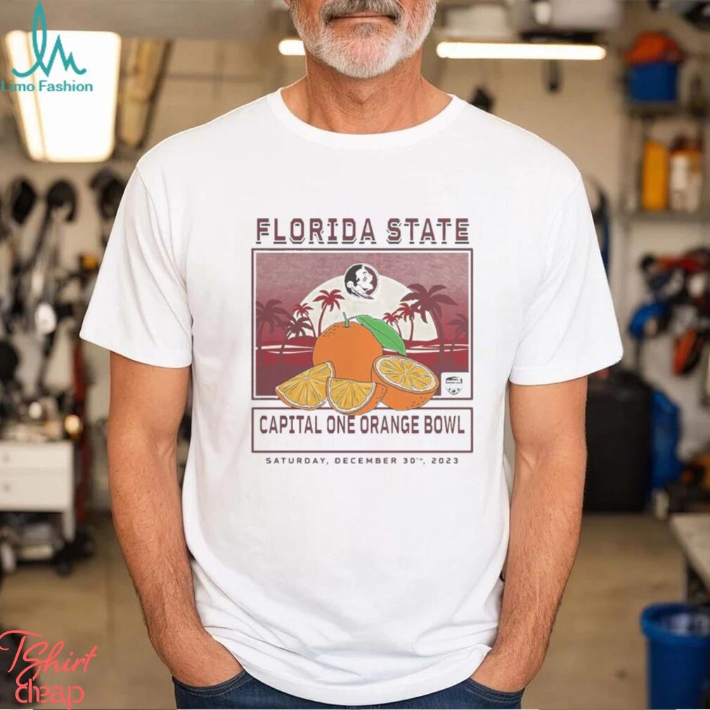 Florida State Seminoles 2023 Orange Bowl Fierce Competitor Tee Shirt Florida State Seminoles 2023 Orange Bowl Fierce Competitor Tee Shirt