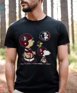 Florida State Seminoles Football Peanuts Charlie Brown And Snoopy Woodstock T Shirt, hoodie, sweater, long sleeve and tank top Florida State Seminoles Football Peanuts Charlie Brown And Snoopy Woodstock T Shirt