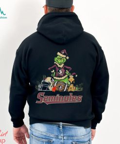 Florida State Seminoles Santa Grinch And Dog Merry Christmas T Shirt