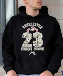 Florida State Seminoles Undefeated 2023 Perfect Season Go Noles Signatures shirt, hoodie, sweater, long sleeve and tank top Florida State Seminoles Undefeated 2023 Perfect Season Go Noles Signatures shirt
