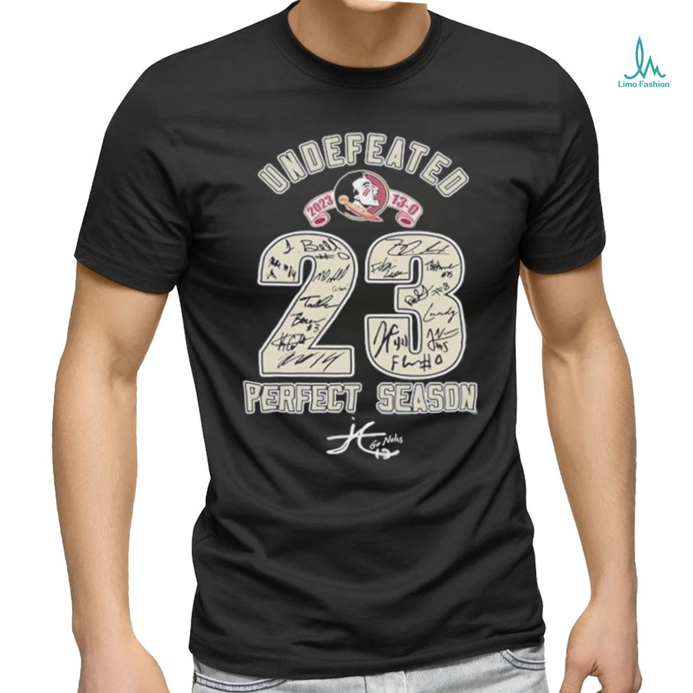 Florida State Seminoles Undefeated 2023 Perfect Season Go Noles Signatures shirt Florida State Seminoles Undefeated 2023 Perfect Season Go Noles Signatures shirt