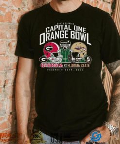 Florida State Seminoles vs. Georgia Bulldogs 2023 Orange Bowl Matchup T Shirt